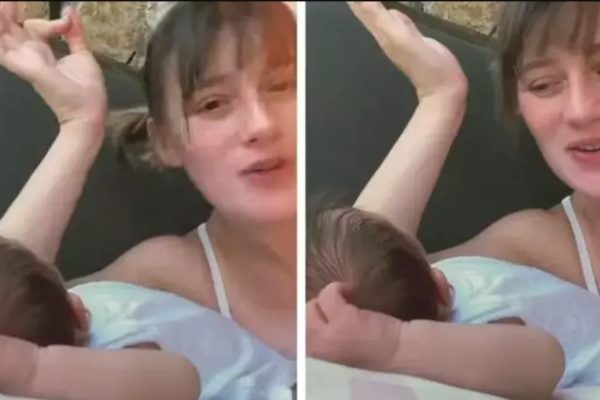 Gizem Karaca’dan Bebeğiyle Sıcak Paylaşım: “Bütün Gece Uyumadı Cimcik!”